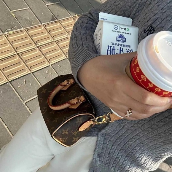 Luxury Brown Designer Handbag - Picture 3 of 4